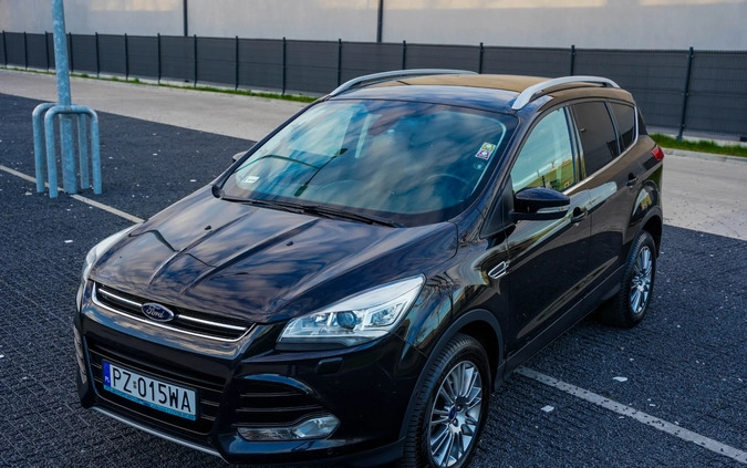 Ford Kuga cena 50000 przebieg: 143122, rok produkcji 2014 z Poznań małe 232